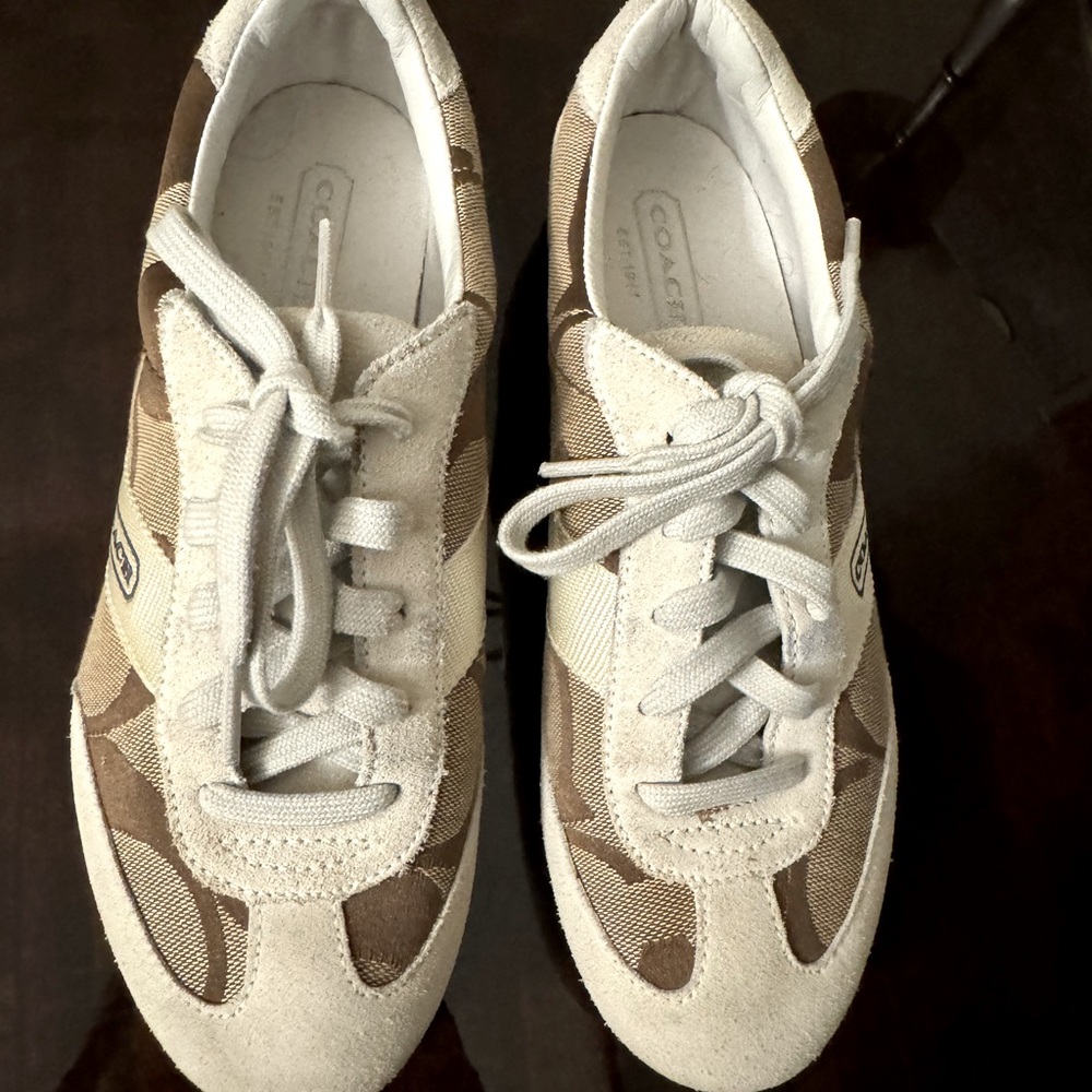 Coach sneaker. Used. Size 7 no box